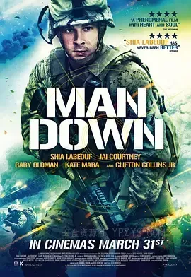 友军倒下 Man Down 2015